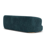 Danny Dust Blue Textured Weave / Oak