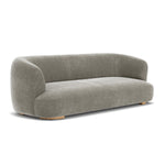 Planet Grey Green Fabric / Oak