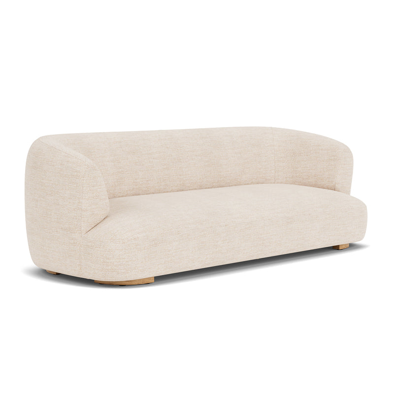 Vega Cream Textured Weave / Oak