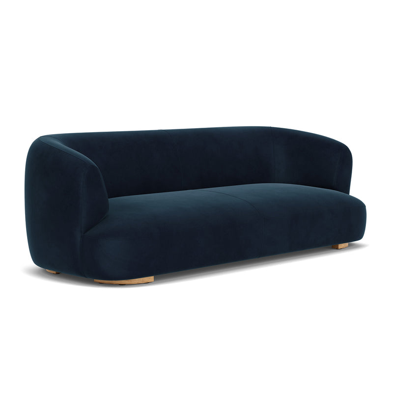 Lux Navy Velvet / Oak