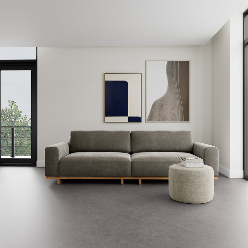 Planet Grey Green Fabric