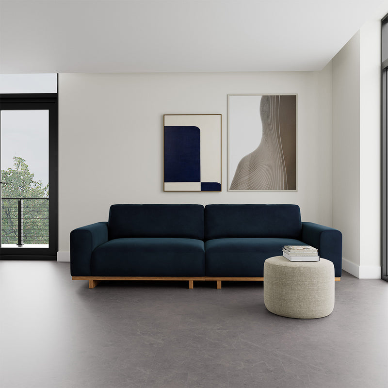 Velour Lux Navy Velvet