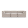 Dane 3 Seater Modular Sofa - Agnes Brown Textured Weave