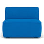 Dane 1 Seater Modular Piece (Armless) - Mark Cobalt Blue Weave