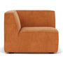 Dane 1 Seater Left Corner Modular Sofa - Danny Amber Textured Weave