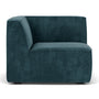 Dane 1 Seater Left Corner Modular Sofa - Danny Dust Blue Textured Weave