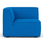 Dane 1 Seater Left Corner Modular Sofa - Mark Cobalt Blue Weave