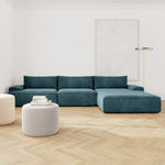 Danny Dust Blue Textured Weave
