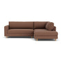 Douglas Right Corner Sofa - Pebble Rust Boucle / Oak