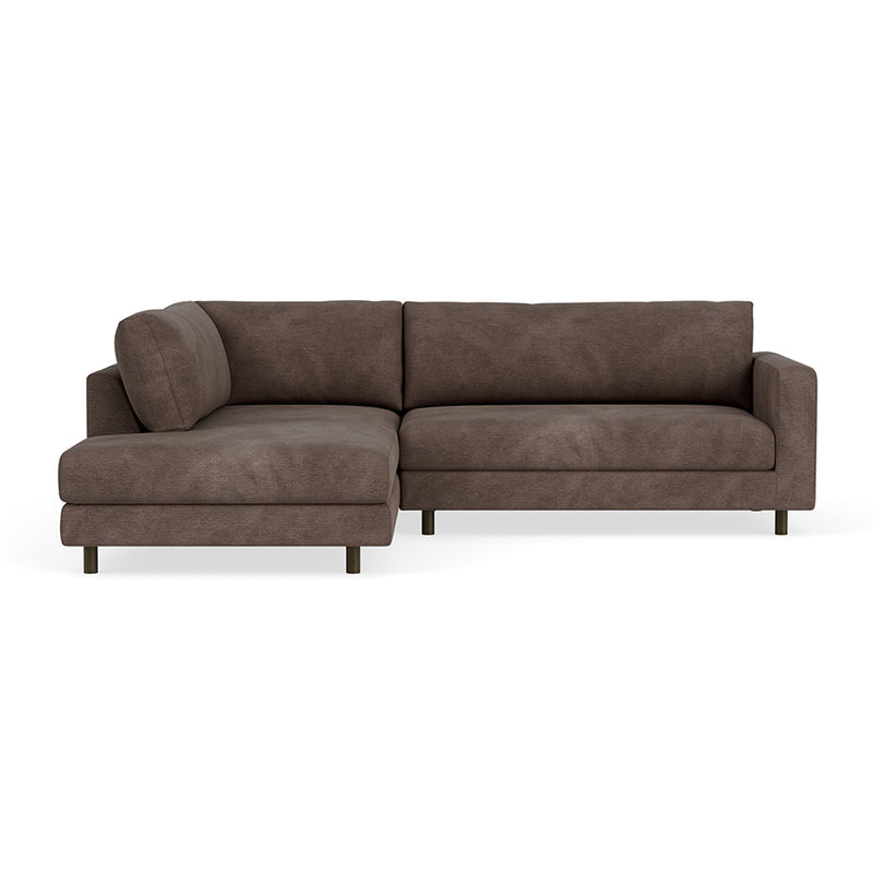 Aulla Cacao Textured Weave / Dark Walnut