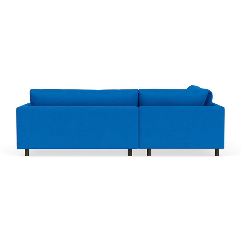Mark Cobalt Blue Weave / Dark Walnut