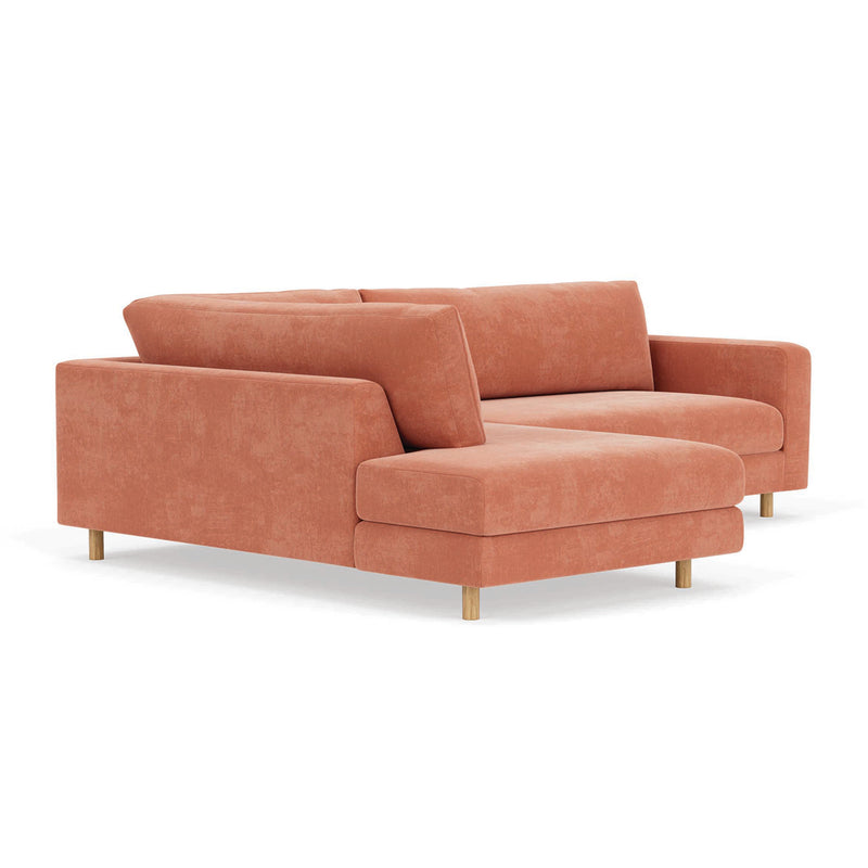 Danny Dusty Rose Textured Weave / Oak