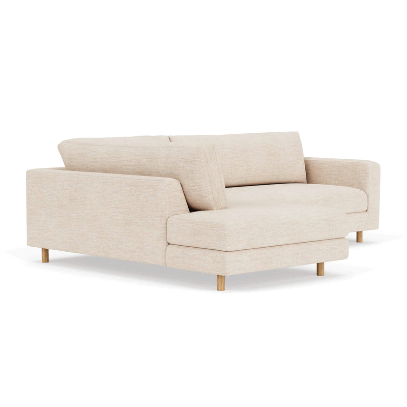 Vega Cream Textured Weave / Oak