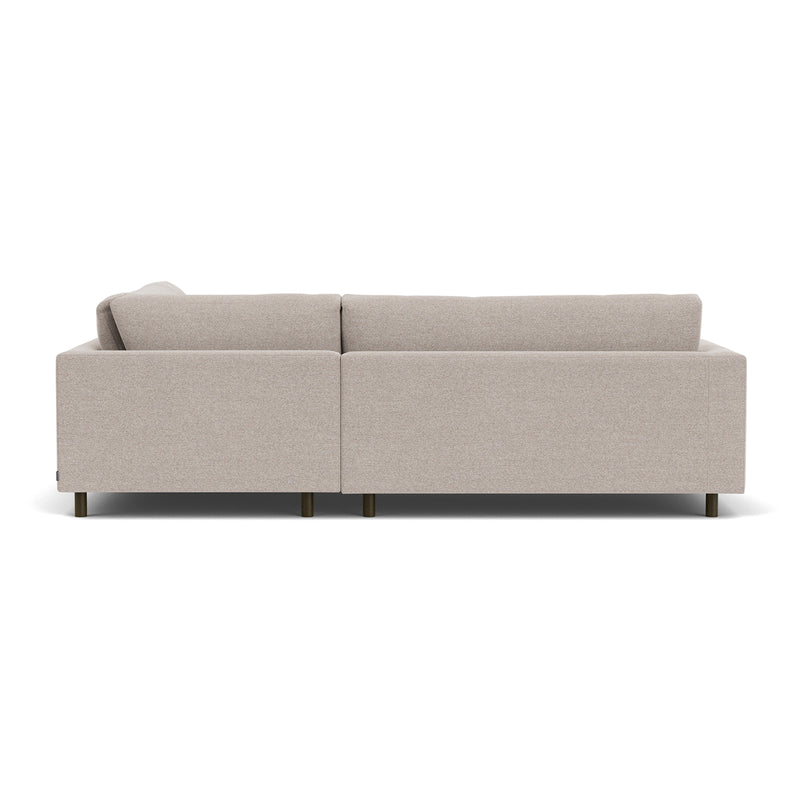 Agnes Brown Textured Weave / Dark Walnut