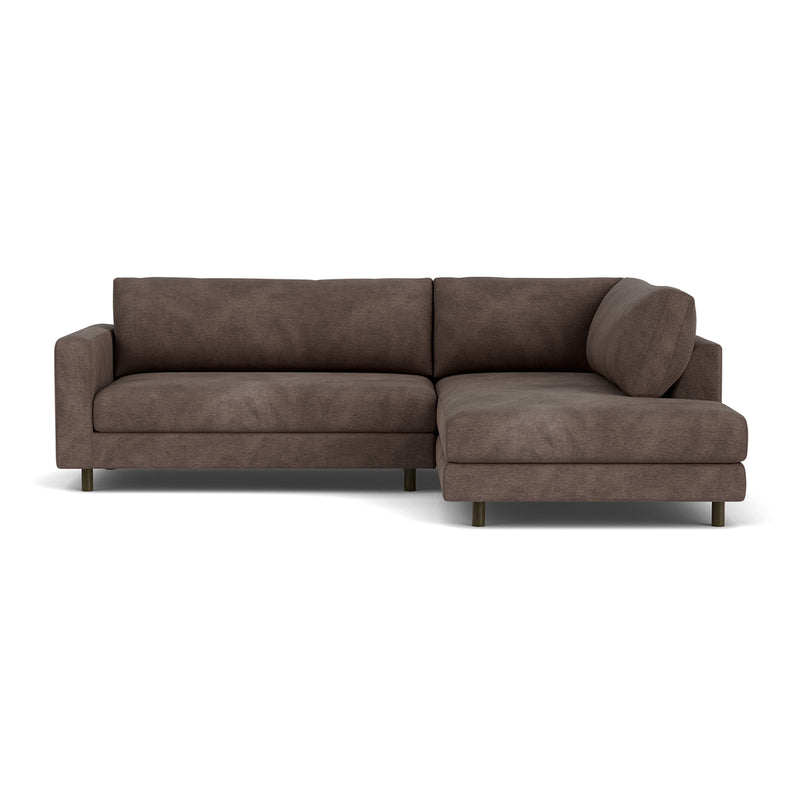 Aulla Cacao Textured Weave / Dark Walnut
