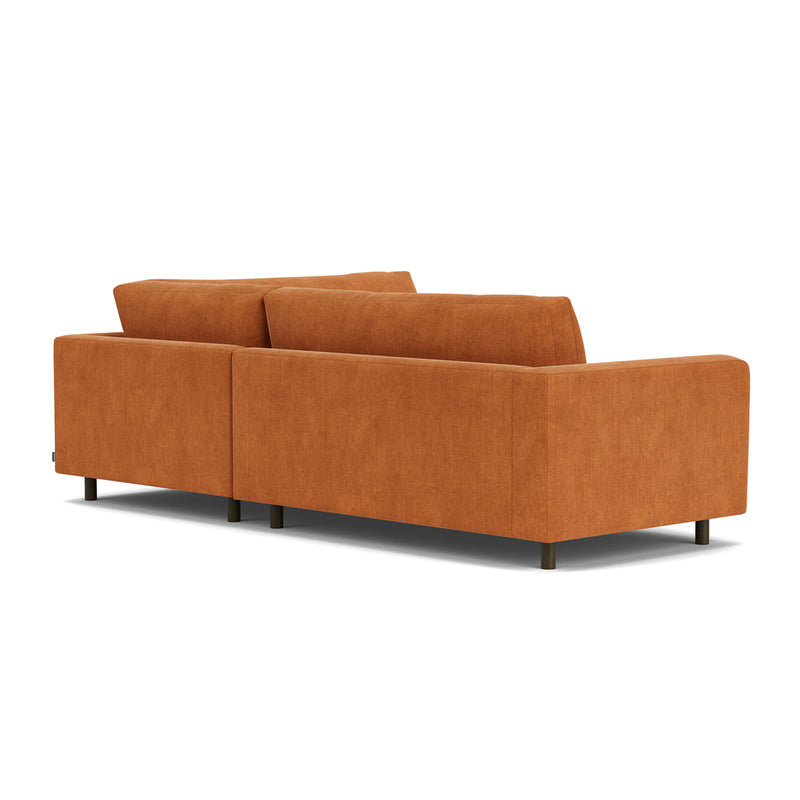 Danny Amber Textured Weave / Dark Walnut