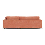 Danny Dusty Rose Textured Weave / Dark Walnut