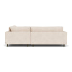 Vega Cream Textured Weave / Dark Walnut