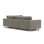 Planet Grey Green Fabric / Oak