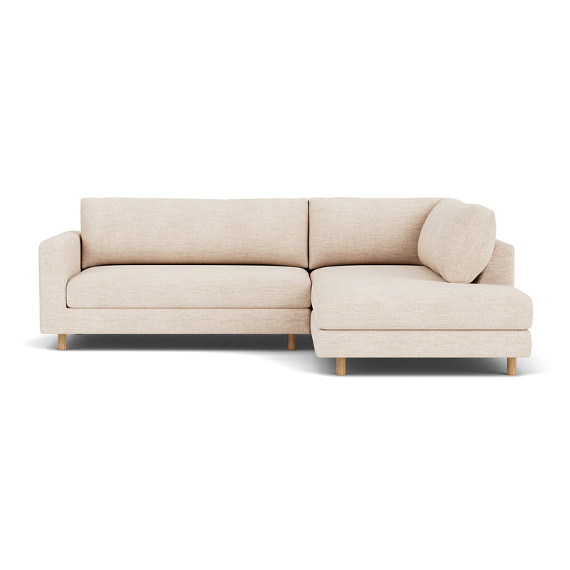 Vega Cream Textured Weave / Oak