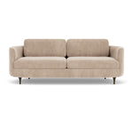 Danny Cream Textured Weave / Dark Walnut