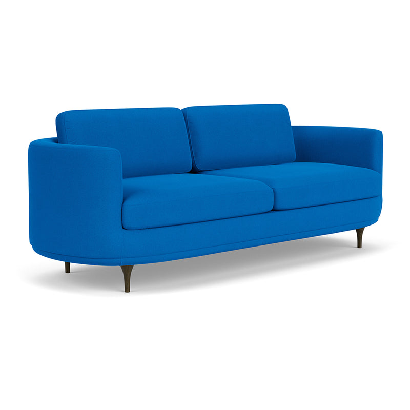 Mark Cobalt Blue Weave/ Dark Walnut