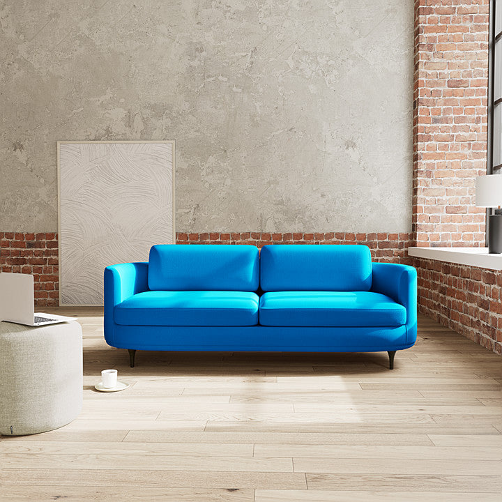 Mark Cobalt Blue Weave/ Dark Walnut
