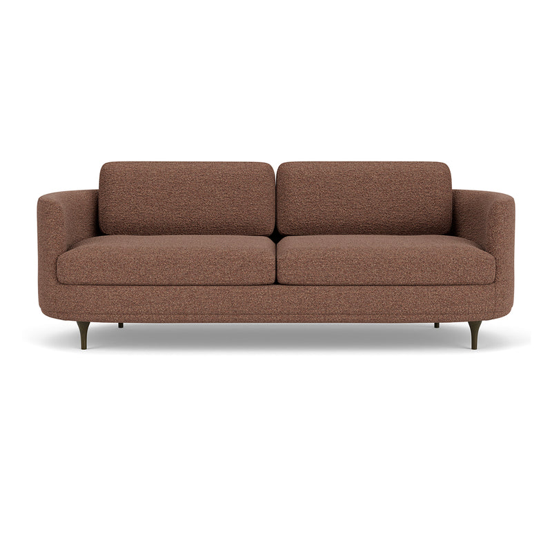 Pebble Rust Boucle / Dark Walnut