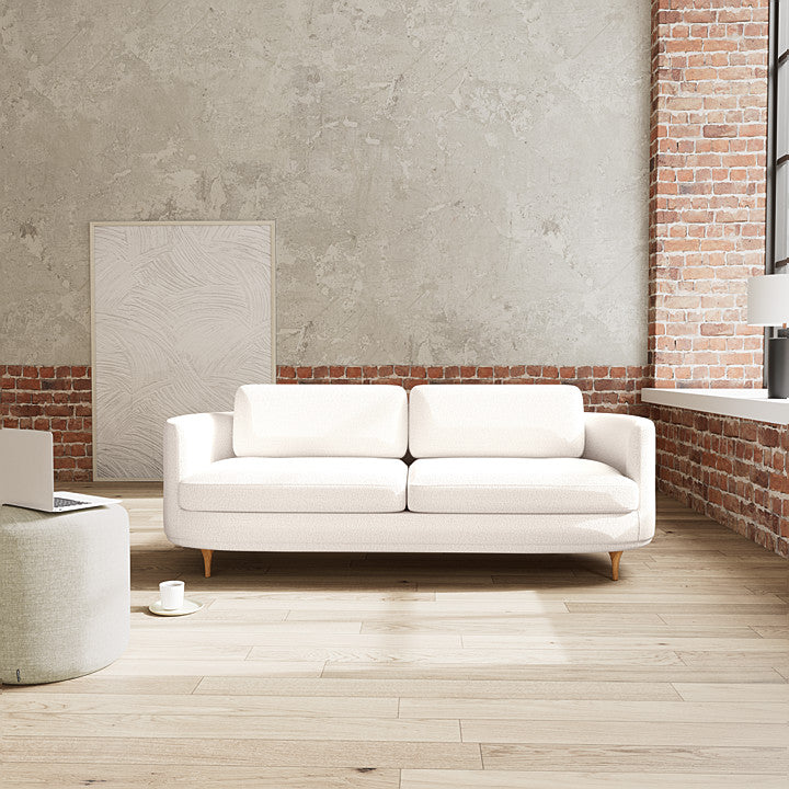 Maya Cream Boucle / Dark Walnut
