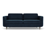 Lux Navy Velvet / Dark Walnut