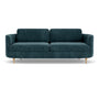 Elinor 3 Seater Sofa - Danny Dust Blue Textured Weave / Oak