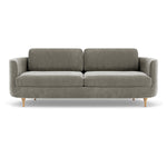 Planet Grey Green Fabric / Oak