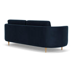 Lux Navy Velvet / Oak