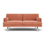Ernest 2 Seater Sofa - Danny Dusty Rose Textured Weave