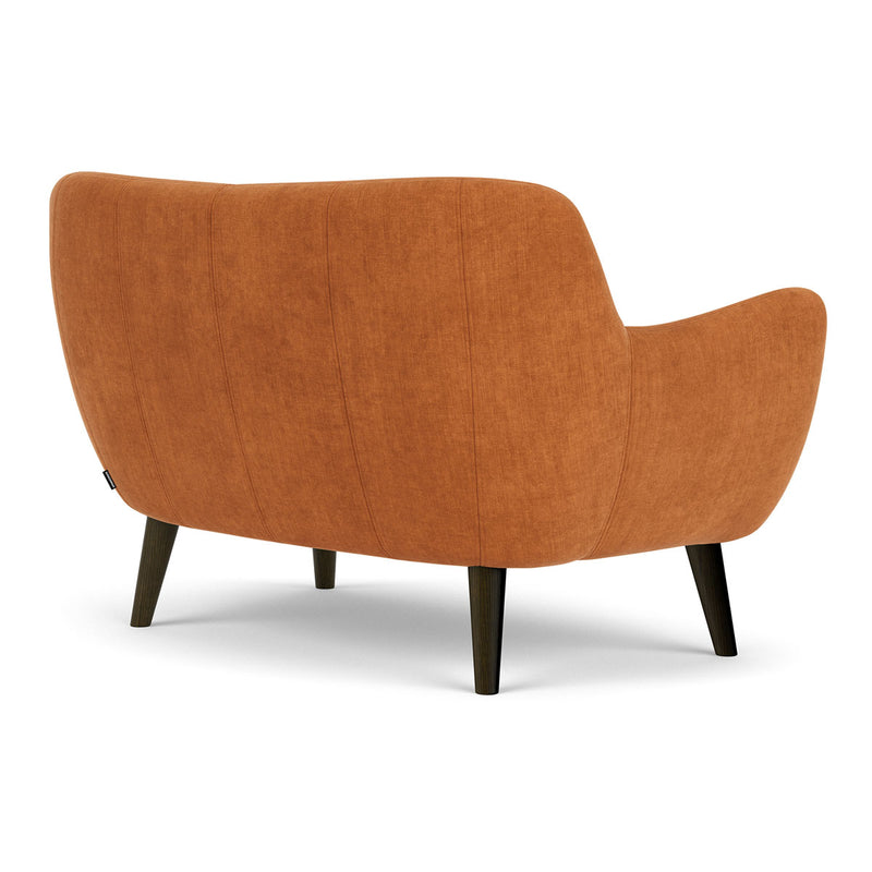 Danny Amber Textured Weave / Dark Walnut