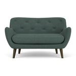 Form Blue Grey Fabric / Dark Walnut