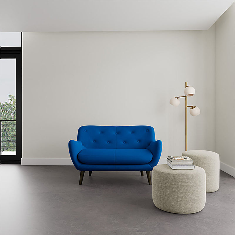Mark Cobalt Blue Weave / Dark Walnut