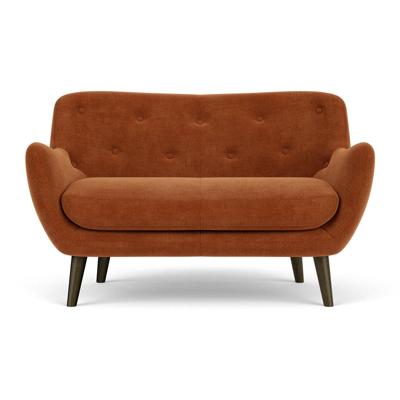 Moss Rust Fabric / Dark Walnut