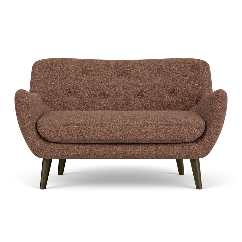 Pebble Rust Boucle / Dark Walnut