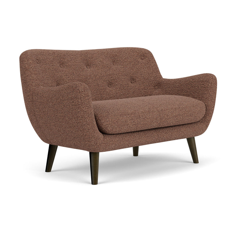 Pebble Rust Boucle / Dark Walnut