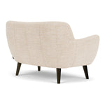 Vega Cream Textured Weave / Dark Walnut