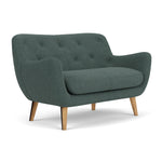 Form Blue Grey Fabric / Oak