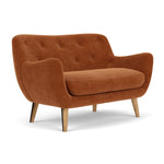Moss Rust Fabric / Oak
