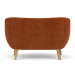 Moss Rust Fabric / Oak