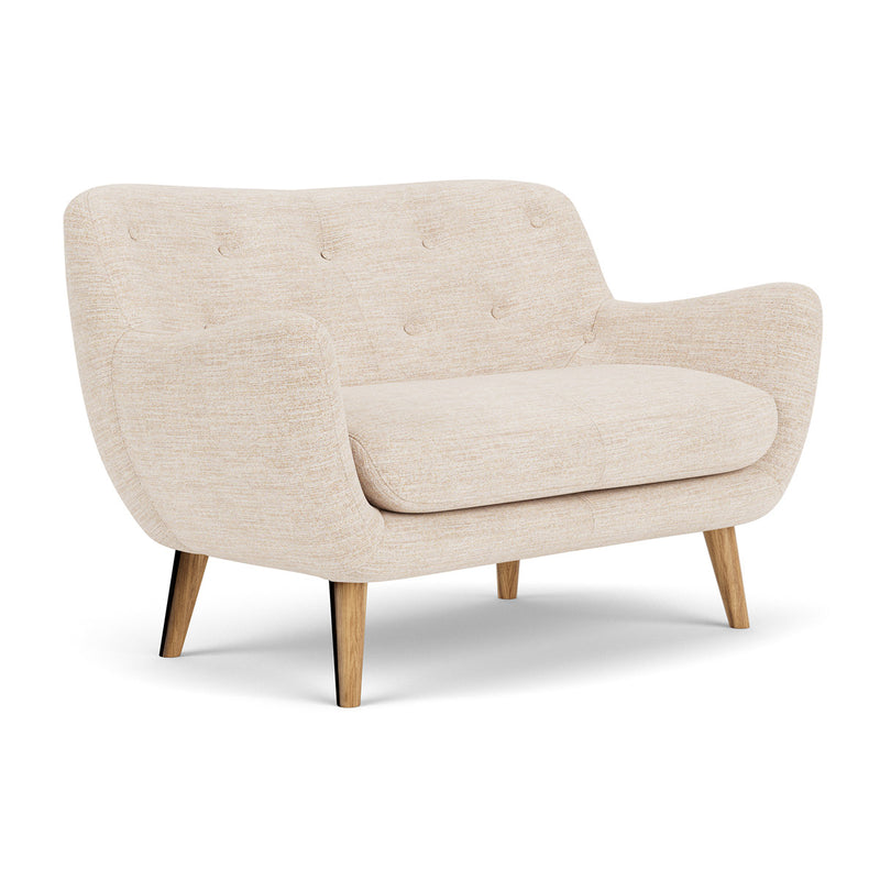 Vega Cream Textured Weave / Oak