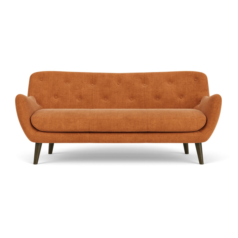 Danny Amber Textured Weave / Dark Walnut