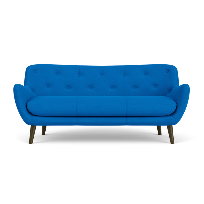 Mark Cobalt Blue Weave / Dark Walnut