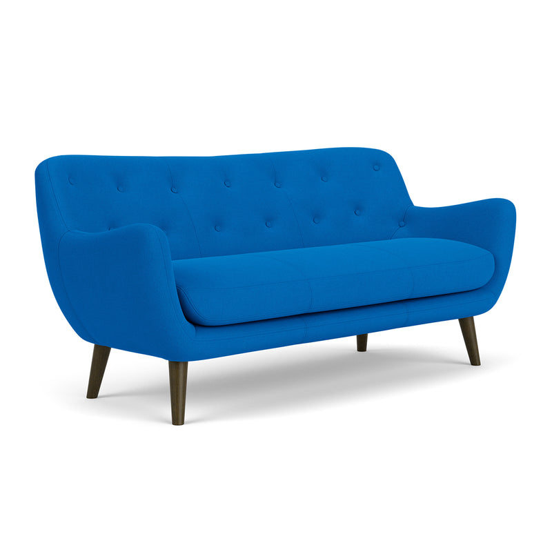 Mark Cobalt Blue Weave / Dark Walnut