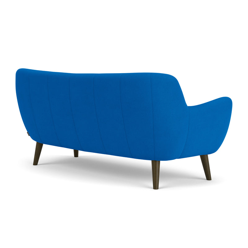 Mark Cobalt Blue Weave / Dark Walnut