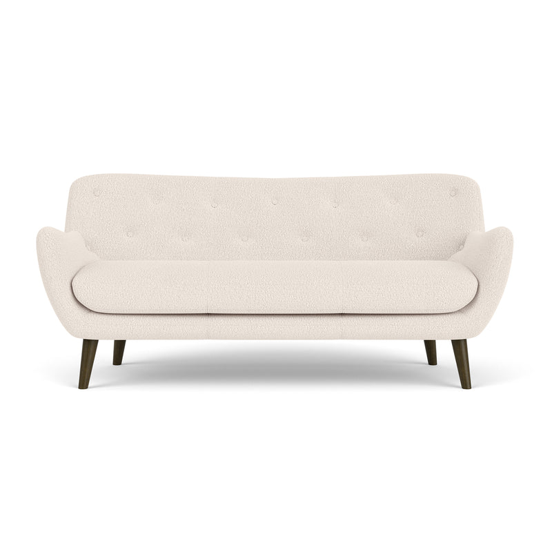 Maya Cream Boucle / Dark Walnut